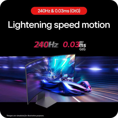 LG UltraGear 39 Inch WQHD 240Hz OLED Gaming Monitor, 39GS95QE-B / VAT
