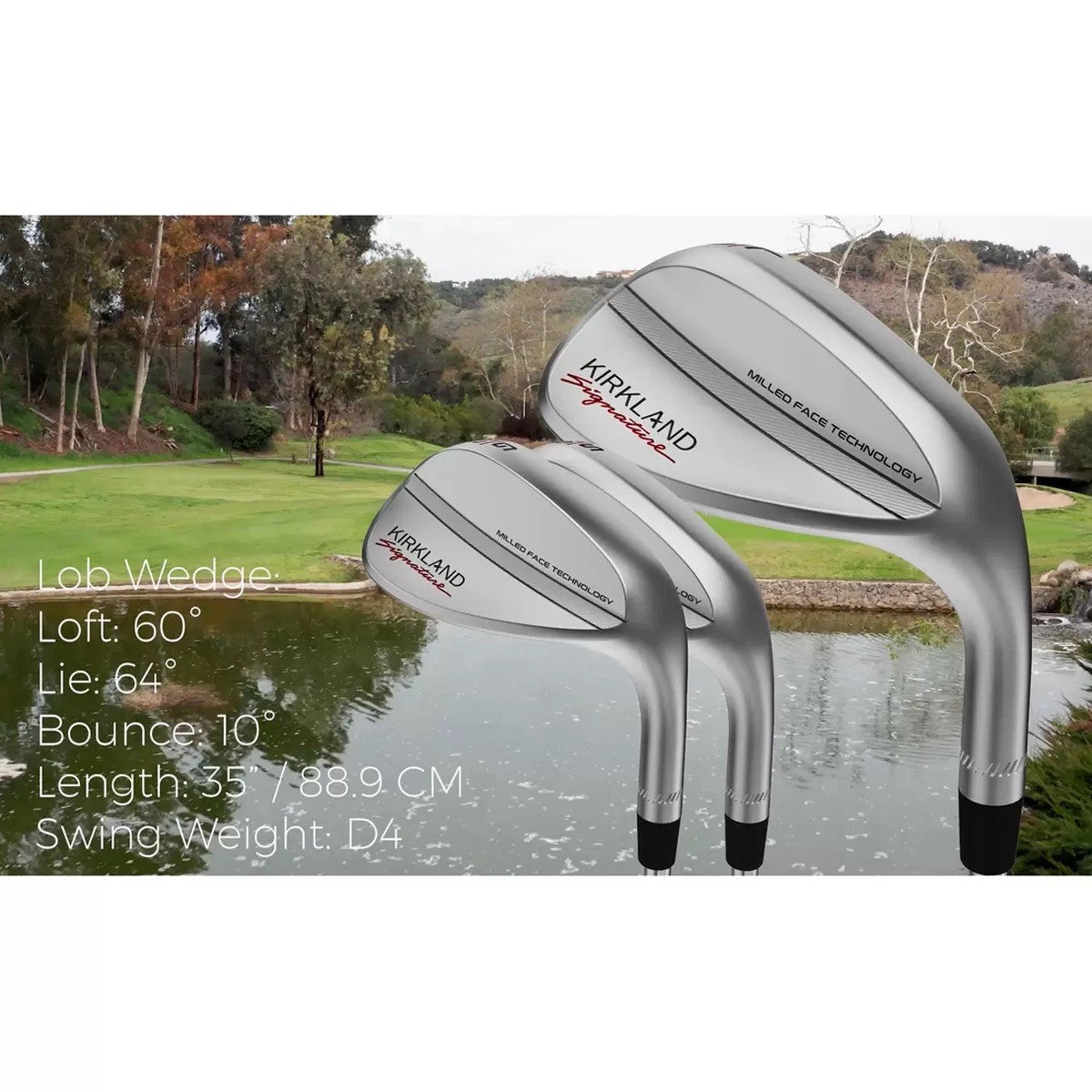 Kirkland Signature 3 Piece Golf Wedge Set- Used