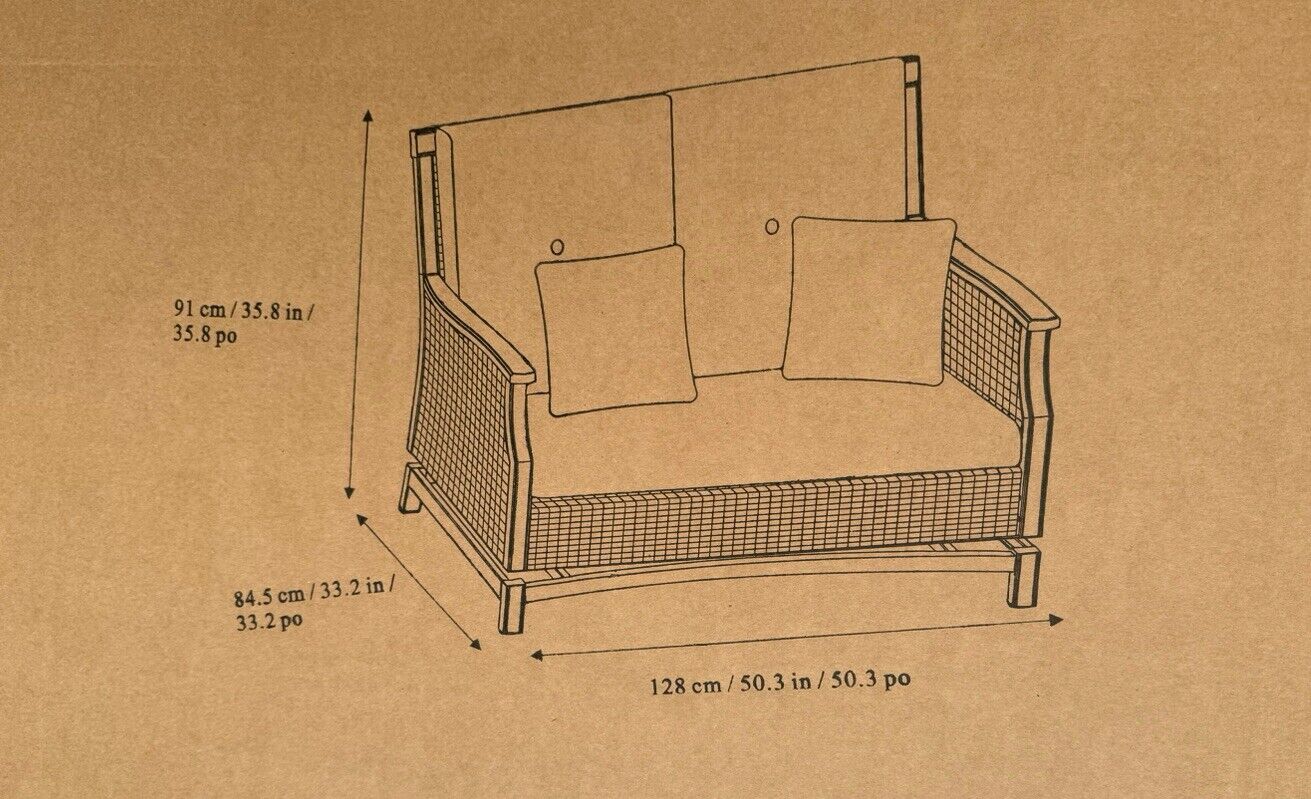 Agio Conway 5 piece Woven Seating Set with Fire Fireplace + Cover