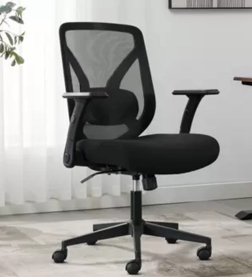 True Innovations Mesh Office Chair with Flip Up Arms- New & Sealed