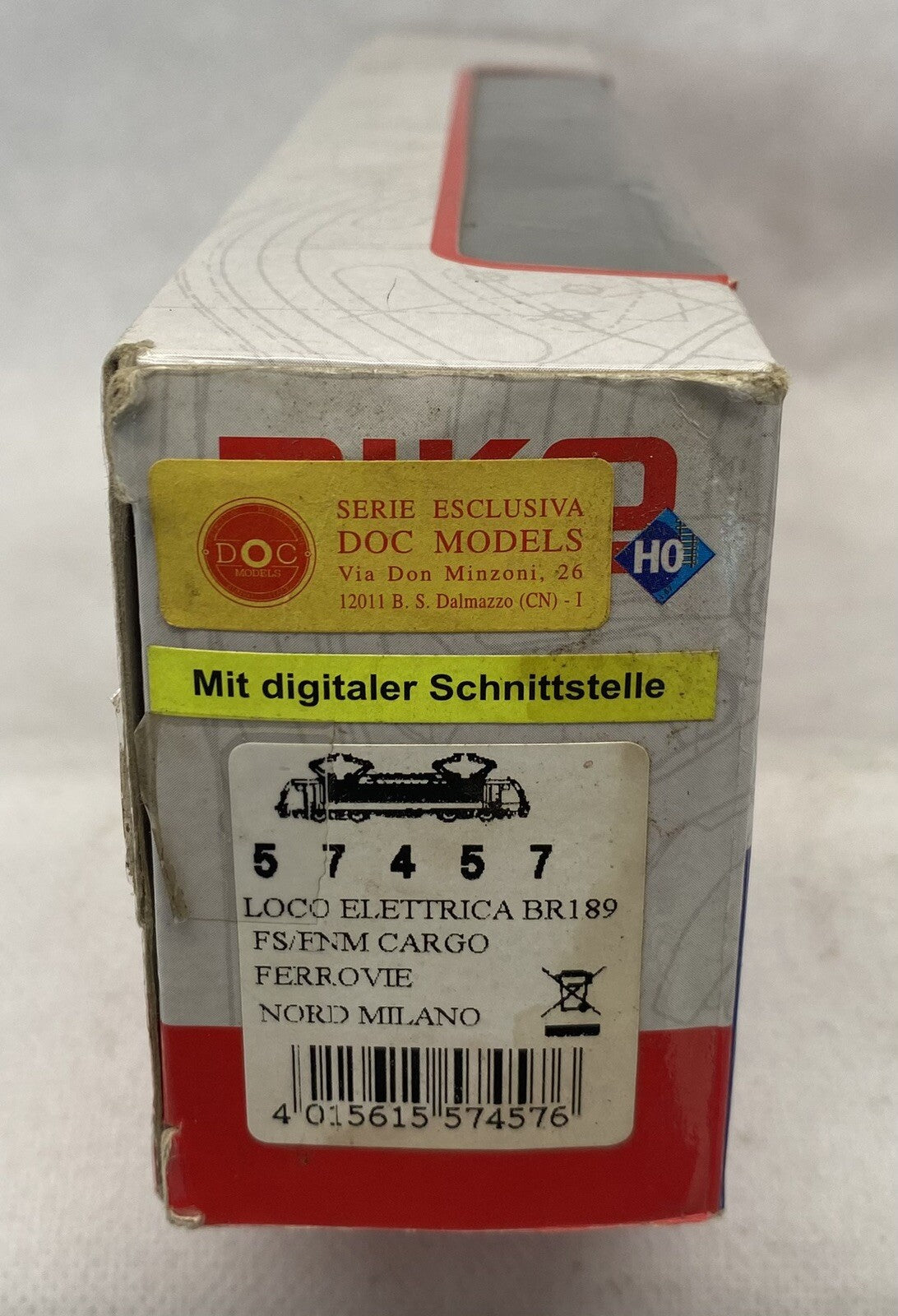 PIKO 57457- Electric locomotive polyvoltage Br 189 of the FNM Cargo, era V