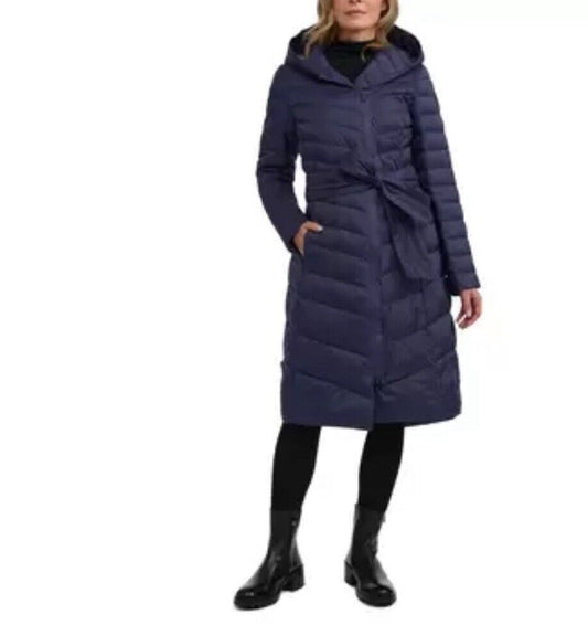 Pajar Ladies Long Lightweight Padded Coat in Blue