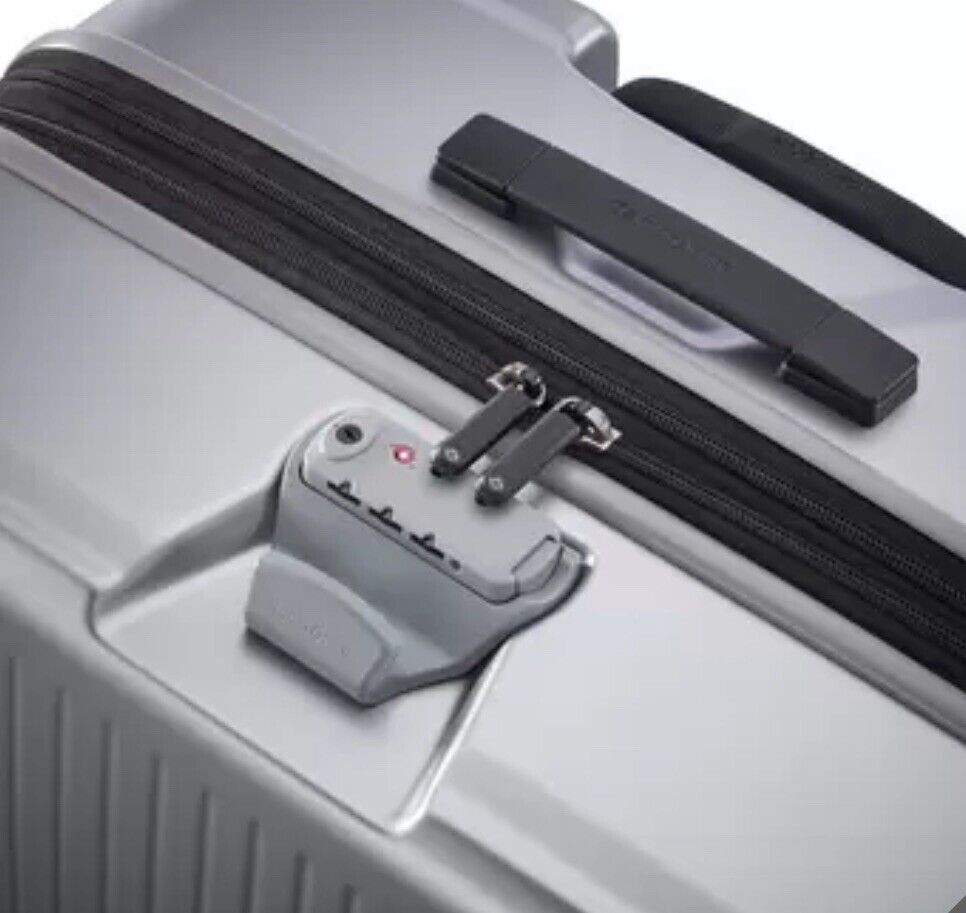 Samsonite Amplitude Large Hardside Case in Silver Suitcase