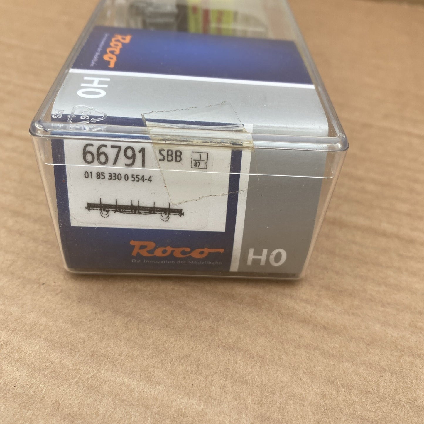 Roco 66791 Stake wagon, H0 loaded 01 85 330 0 554-4 SBB