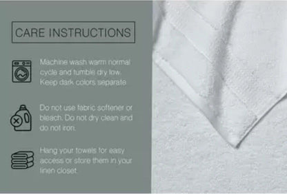 Grandeur 100% Hygro Cotton Bath Sheets / Towels / Pack of 2 in Oil Blue 76x147cm