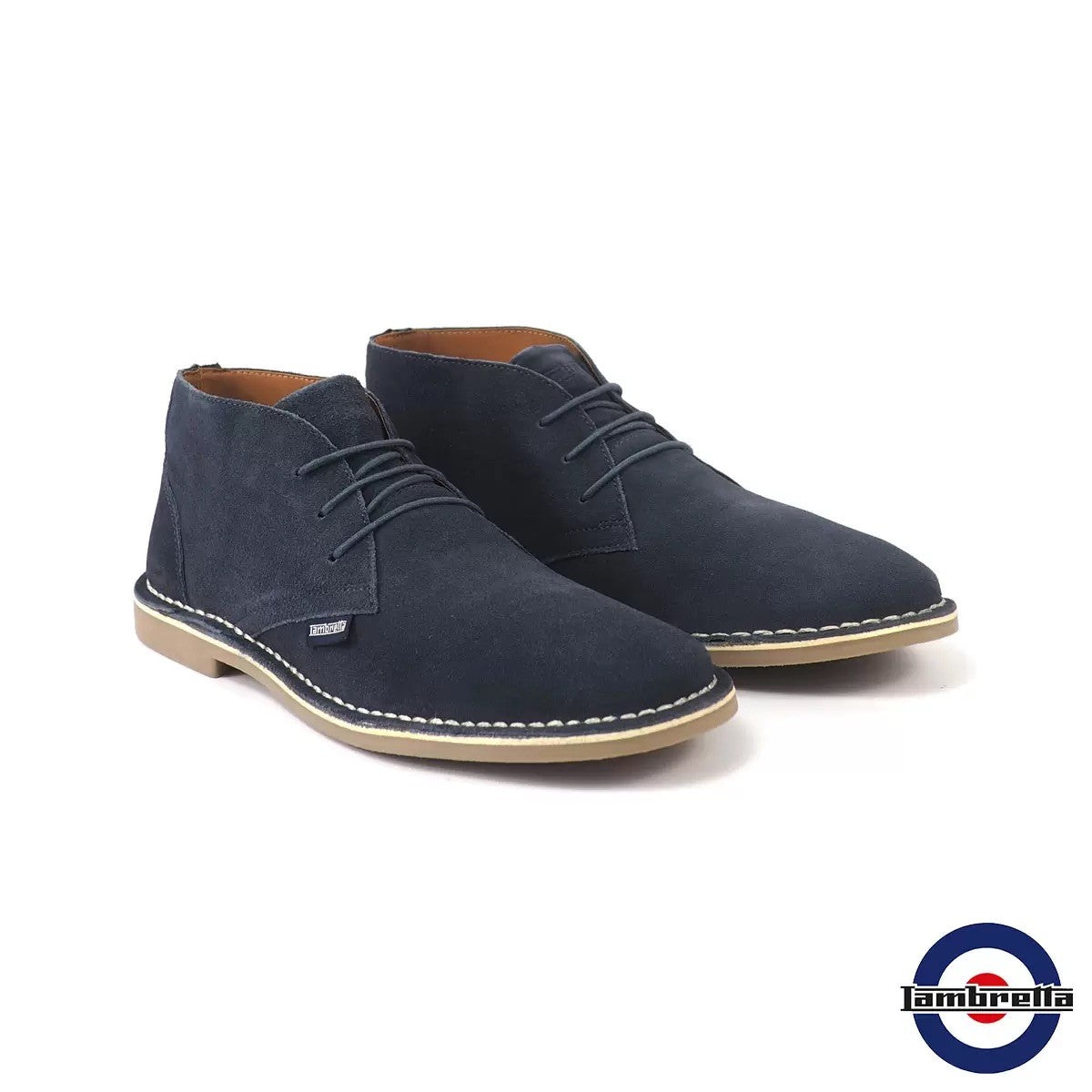 Lambretta Men's Chiswick Boot in Navy, UK 12