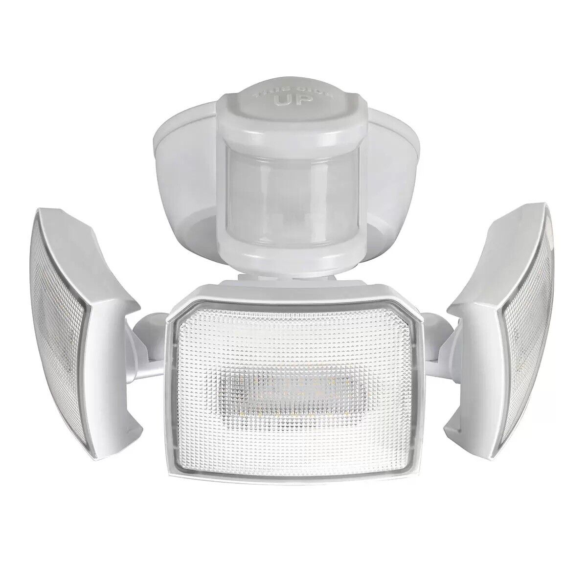 Home Zone Hardwired Triple Head Motion Sensor Floodlight LED Security Light