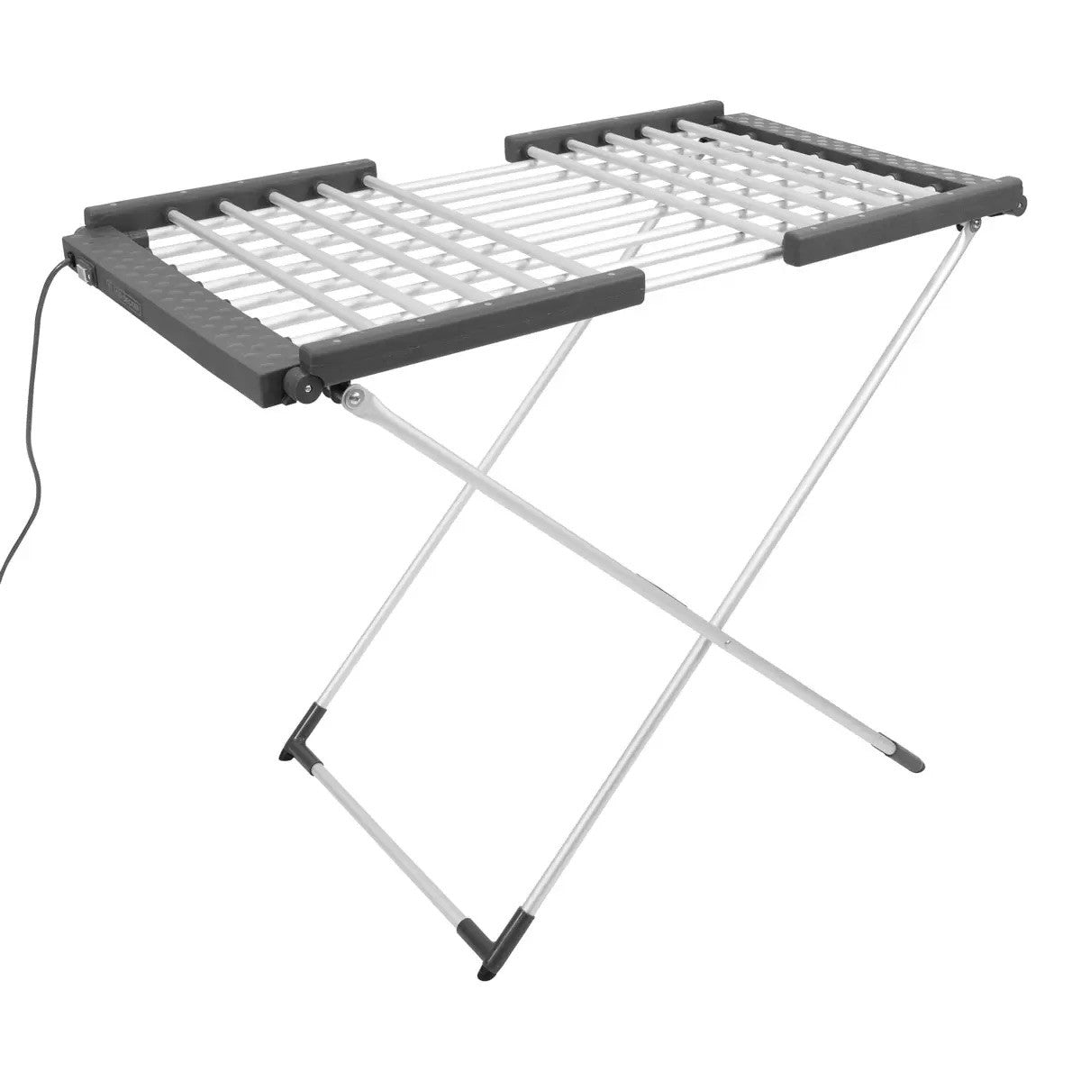 Black + Decker Heated Winged Airer H 74 x L 94 x W 50cm 18 drying bars capacity