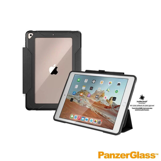 PanzerGlass Rugged Flip Cover Care for iPad 10.2 inch, Pro 10.5 inch & Air 10.5