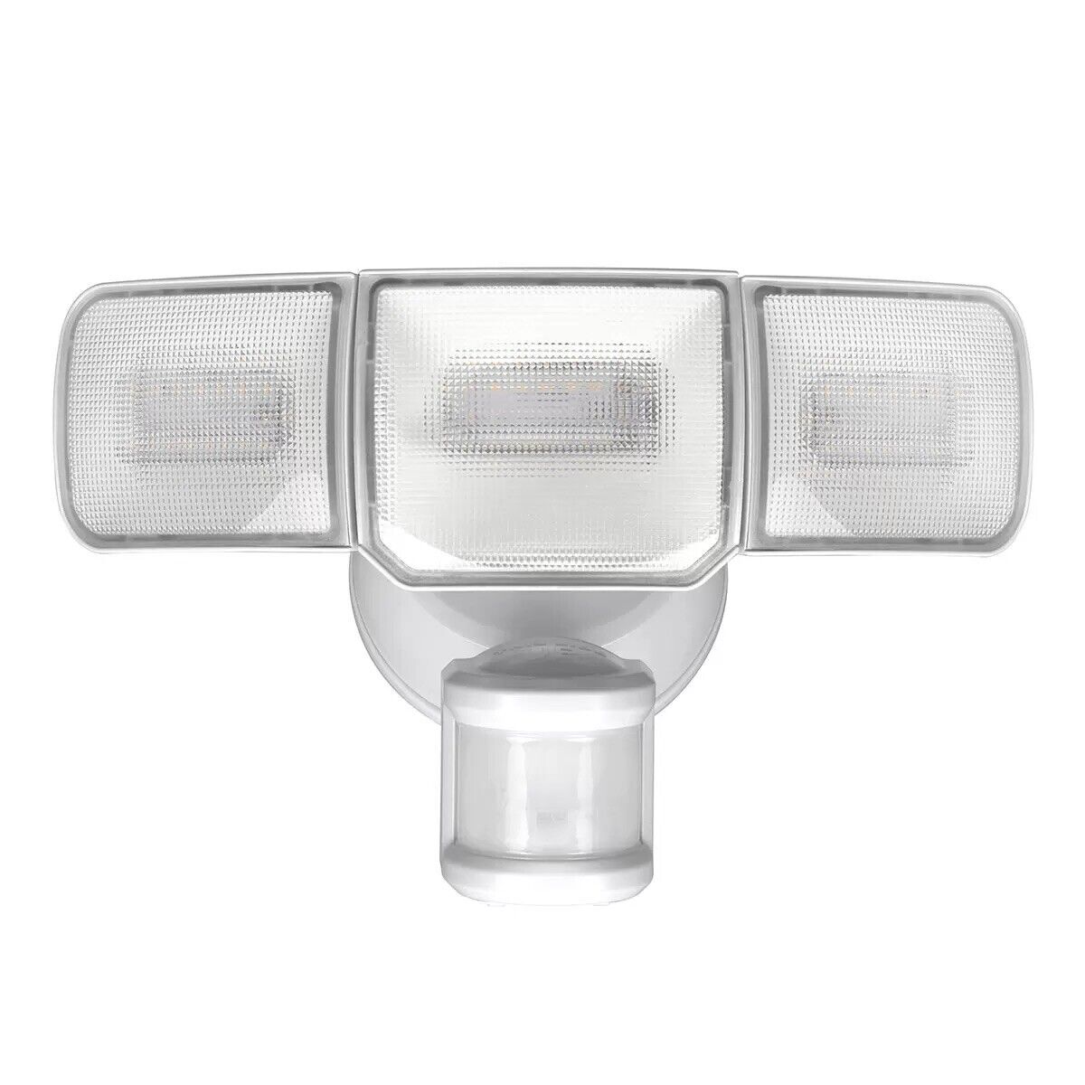 Home Zone Hardwired Triple Head Motion Sensor Floodlight LED Security Light