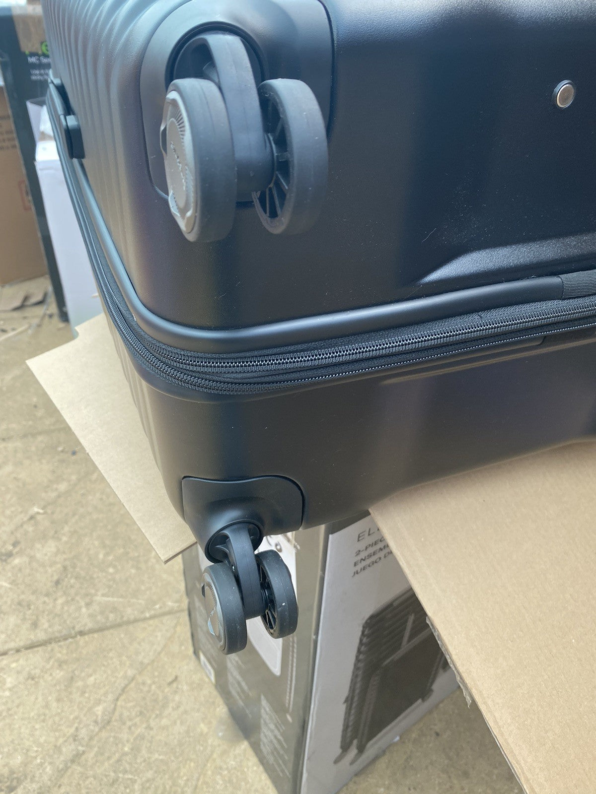 Samsonite Element XLT 2.0 Hardside 2 Piece Suitcase Luggage Set In Black **