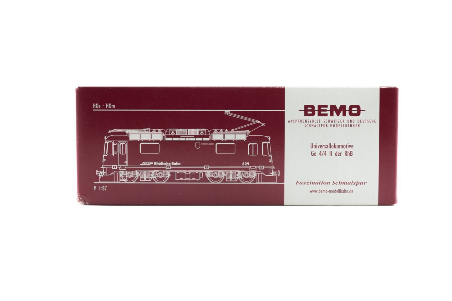 Bemo 1258-142 Ge 4/4 II 622 Ellok 'Arosa' of the RhB Locomotive new