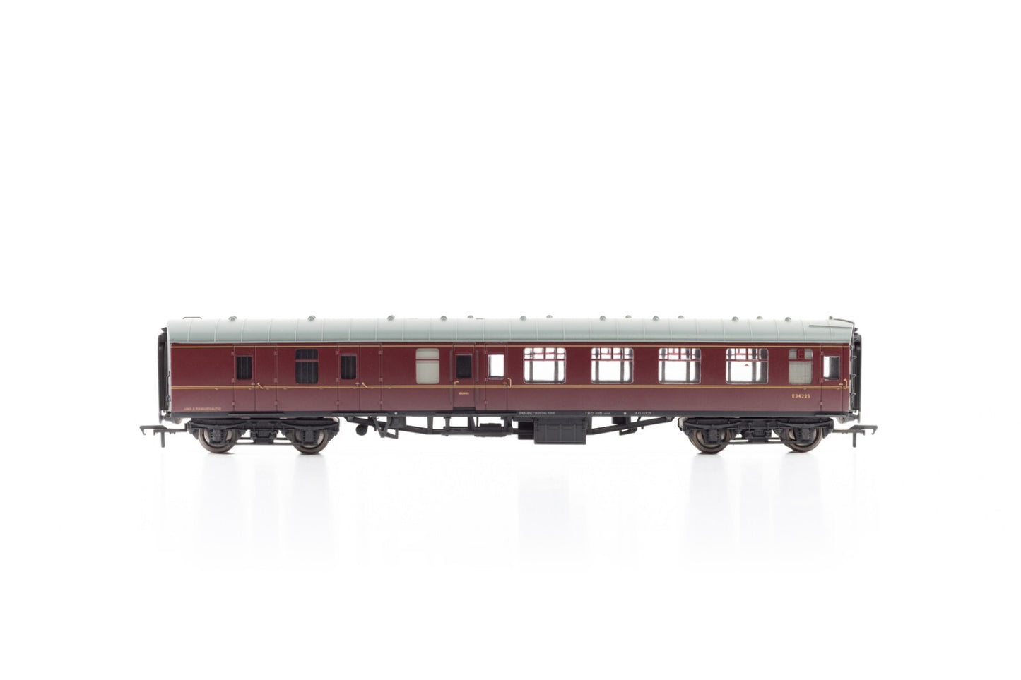Bachmann Branchline 39-076G BR MK1 BSK Coach Brake 2nd Corridor Maroon Weathered