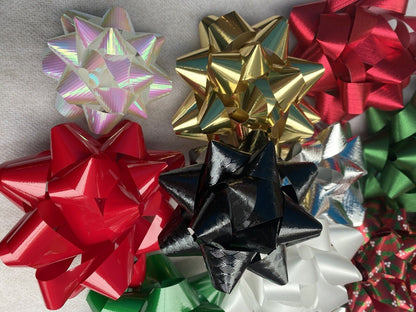 Costco Christmas Gift Bows in Traditional Colours - 50 Pack Kirkland Signature