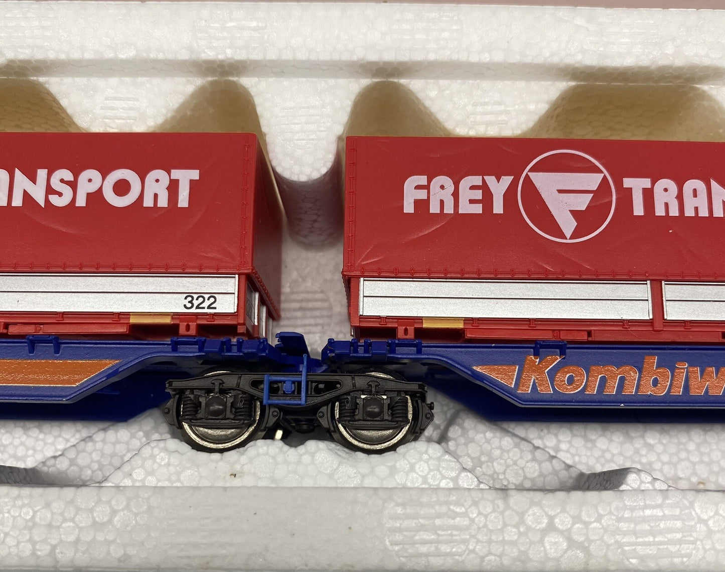 Roco H0 47101 Güterwagen Kombiwaggon "Frey" + “Frey”
