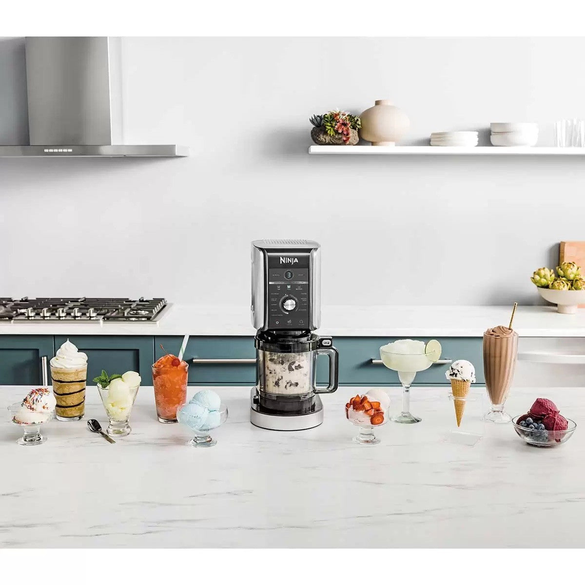 Ninja Creami Deluxe Ice Cream and Frozen Drink Maker [NC501UK] 10-in-1 EXD