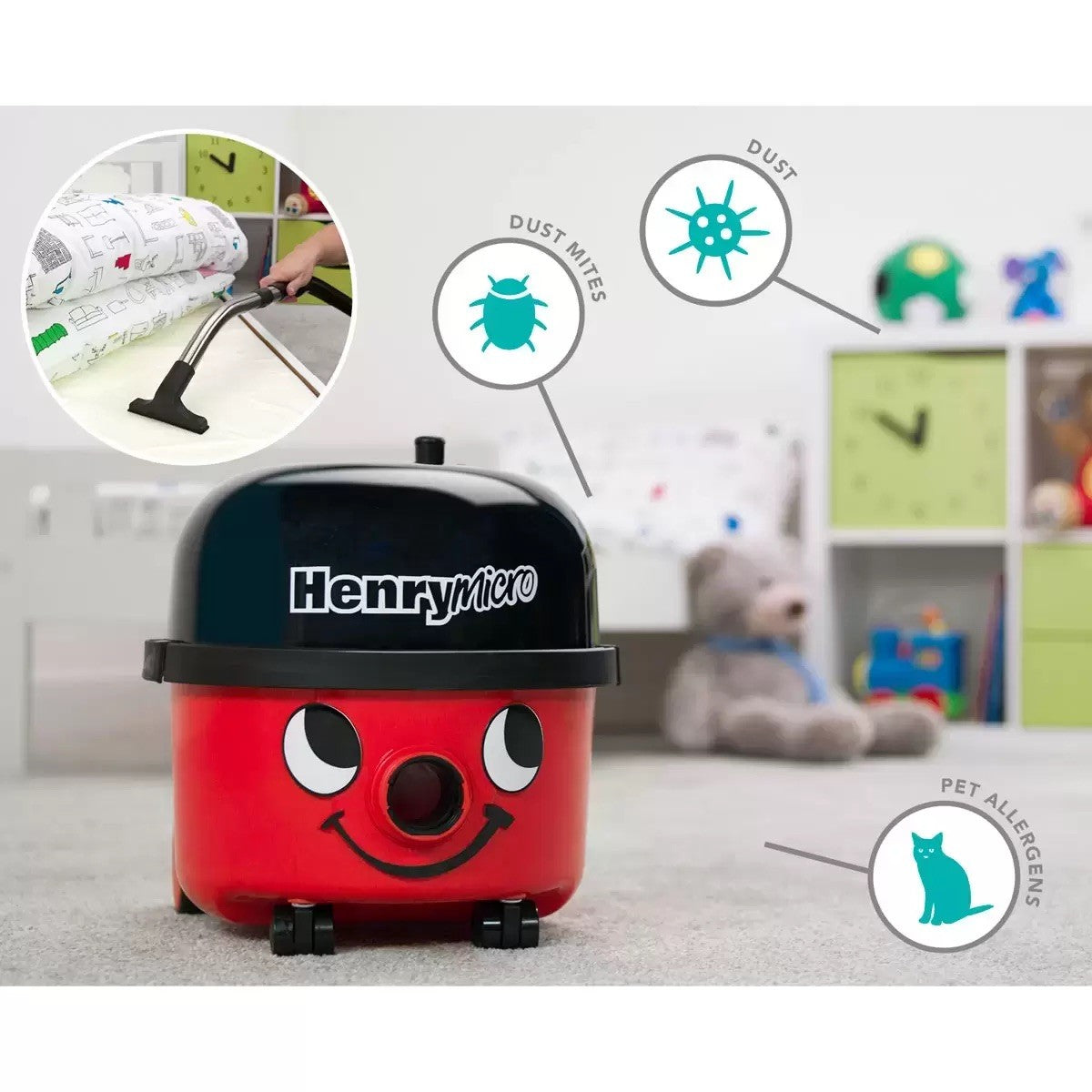 Henry HVR 160 6L Bagged Cylinder Vacuum Cleaner - Red *sealed*