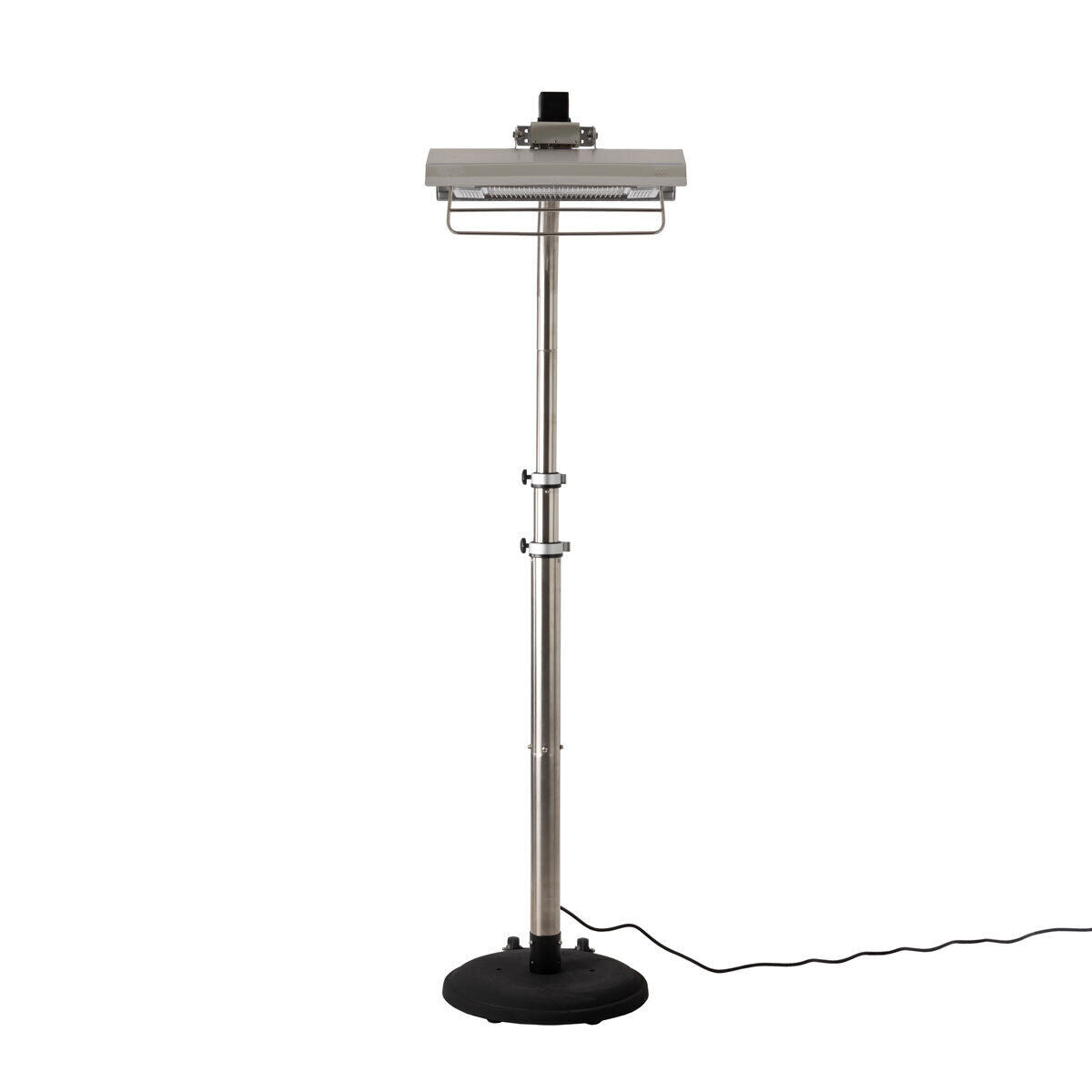 FireSense Stainless Steel 2.3m Telescoping Pole Mounted Infrared Patio Heater