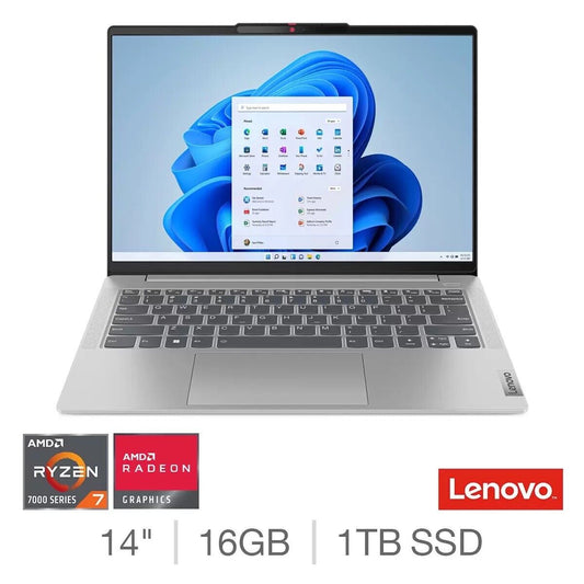 Lenovo IdeaPad Slim 5, 14” Laptop, RYZEN 7, 1TB SSD, 16GB RAM Windows 11 Home