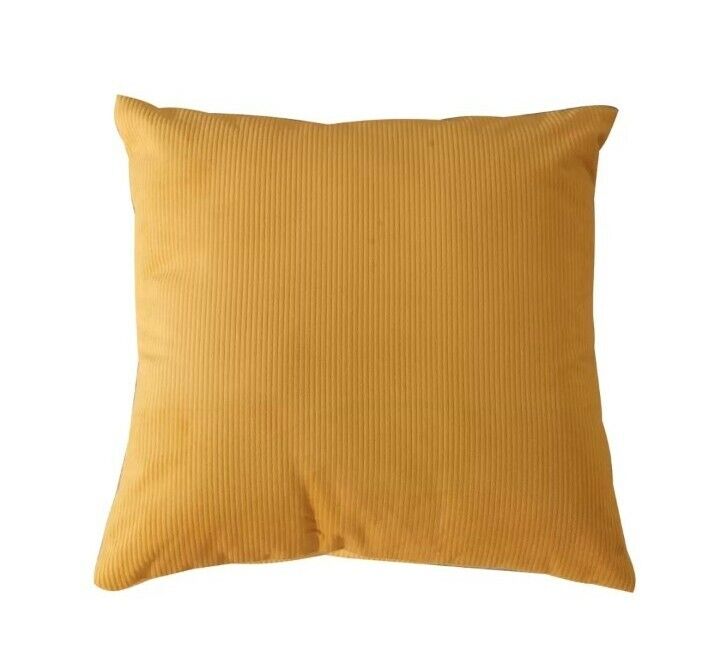 Sutton Place Harvest Gold Large Cord Cushion, 2 Pack