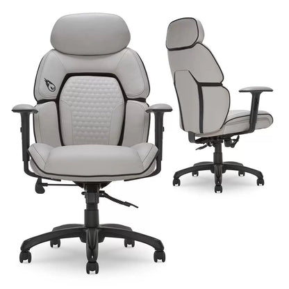 DPS® Centurion Gaming Office Chair with Adjustable Headrest, Grey