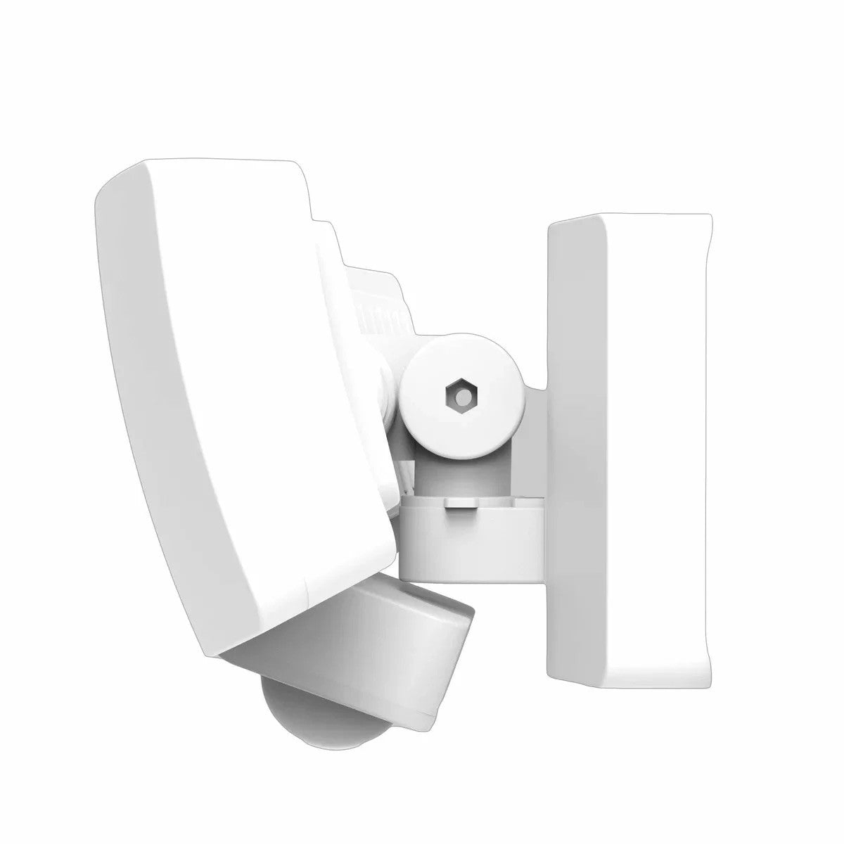 Lutec Solar Motion Sensor Hybrid Security LED Flood Light White Outdoor Lighting