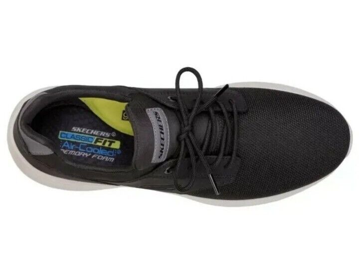 Skechers Delson Men's Shoe in Black UK 7 , US 8 EU 41 - Brand New in the box