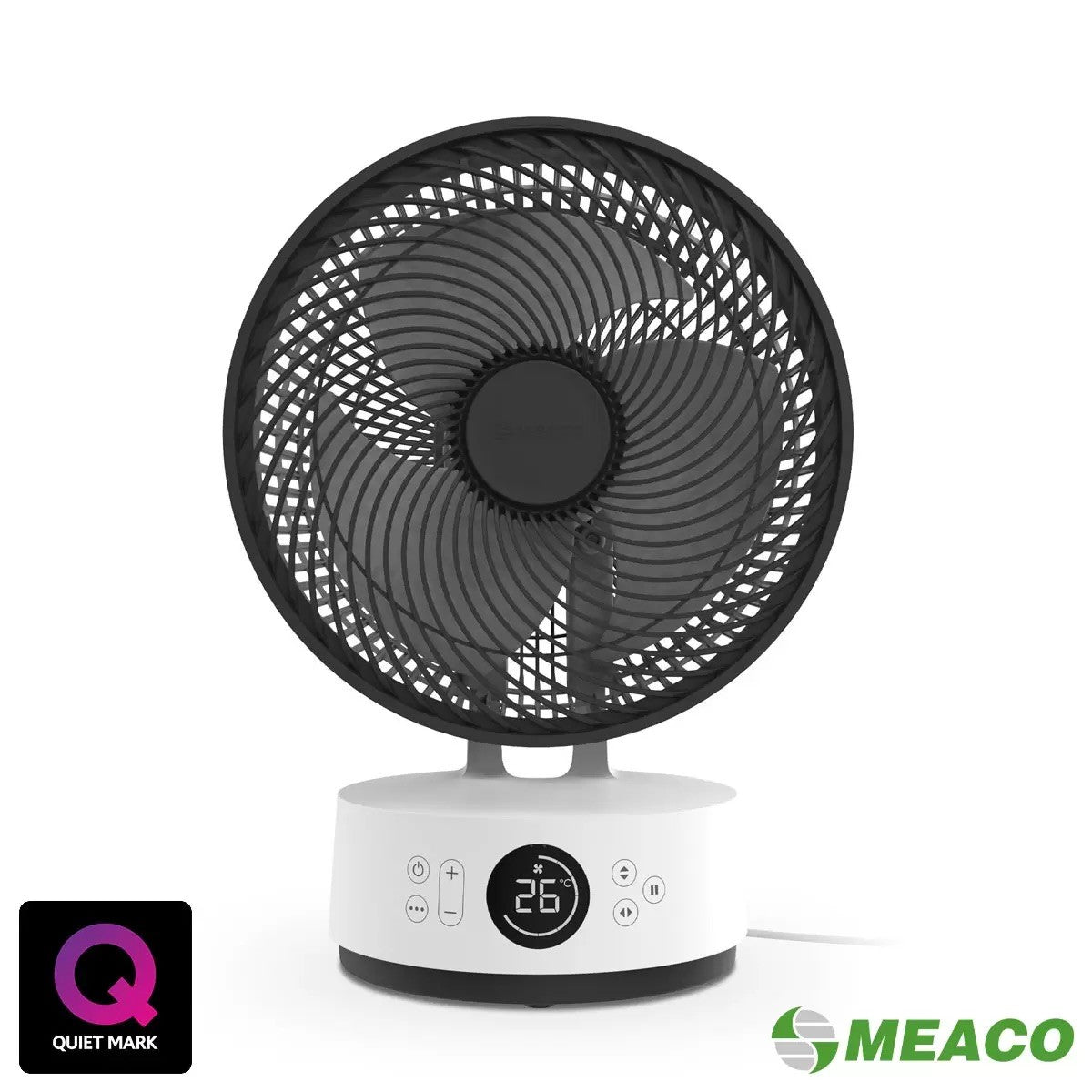 NEW Meaco Sefte Desktop Air Circulator 10" in White SEFTE10DS