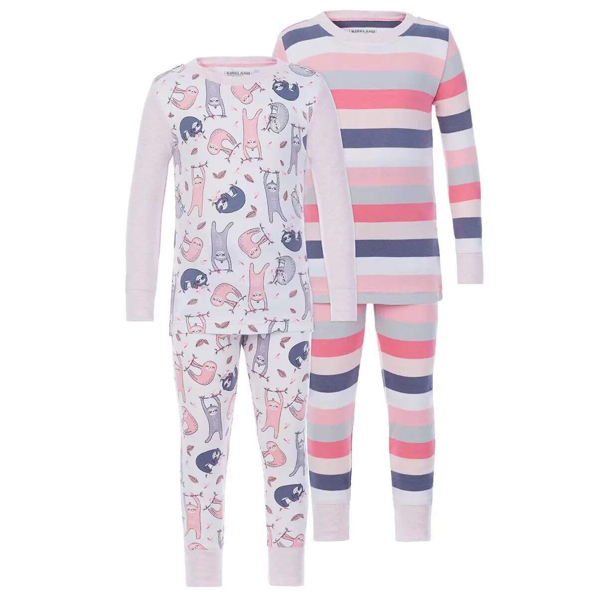 Kirkland Signature Children's Cotton Pyjama 4 piece Set SLOTH