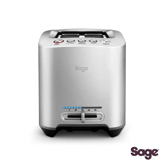 SAGE The Smart Toast 1000W 2-Slice Toaster - Brushed Stainless Steel (BTA825UK)