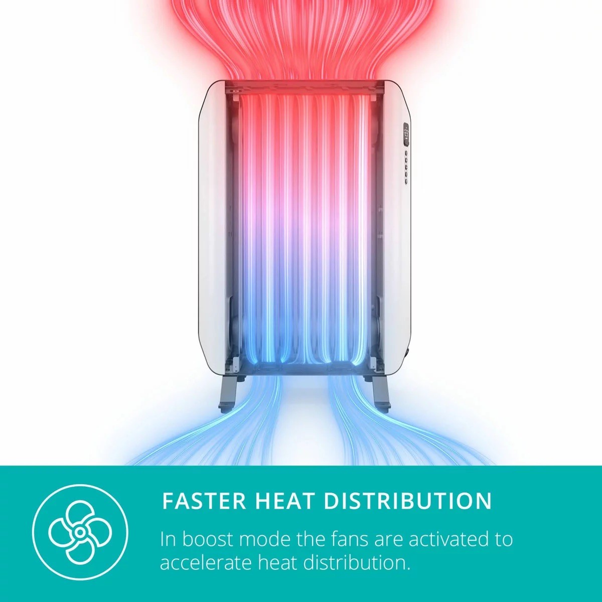 Duux Edge Oil Filled Radiator 2000W, DXOH20UK