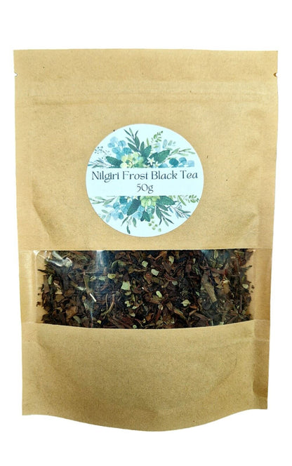 Indian Nilgiri Frost Tea Exceptional Rare Black Tea Very Smooth Taste 50g