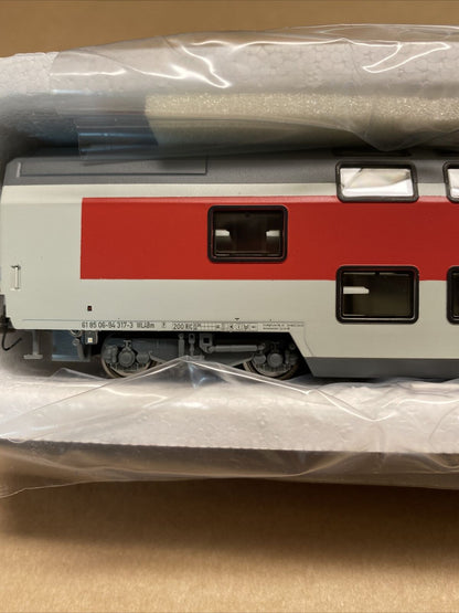 New L.S.Models 49017 Double Deck Sleeping Car City Night Line Germany