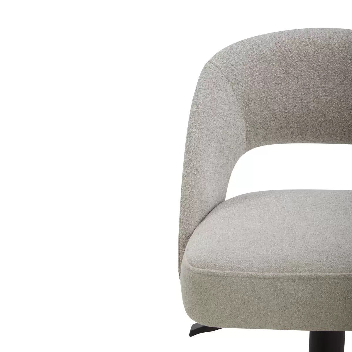 Kobe Grey Fabric Gas Lift Bar Stool Aiden & Ivy Brand New