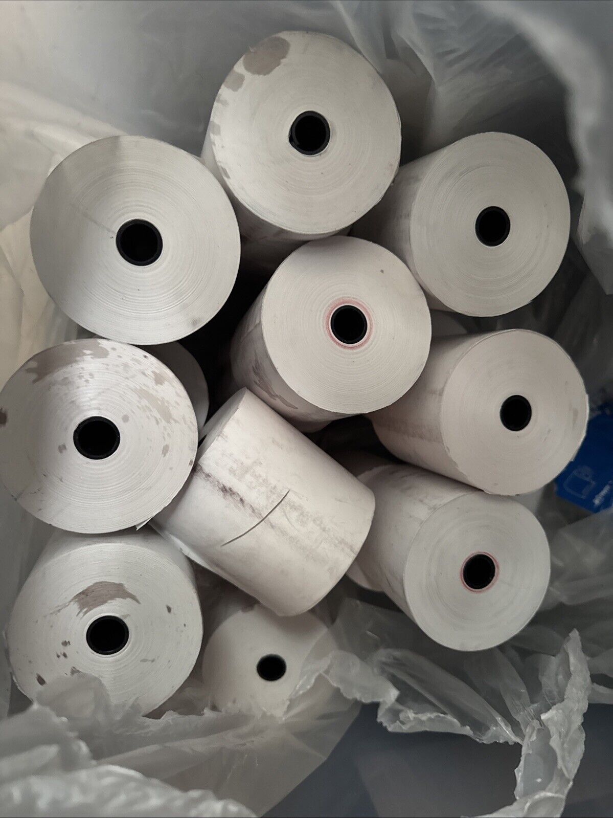 87x  Merley Machine Till Thermal Paper Receipt Label Rolls 80x74x12.7mm