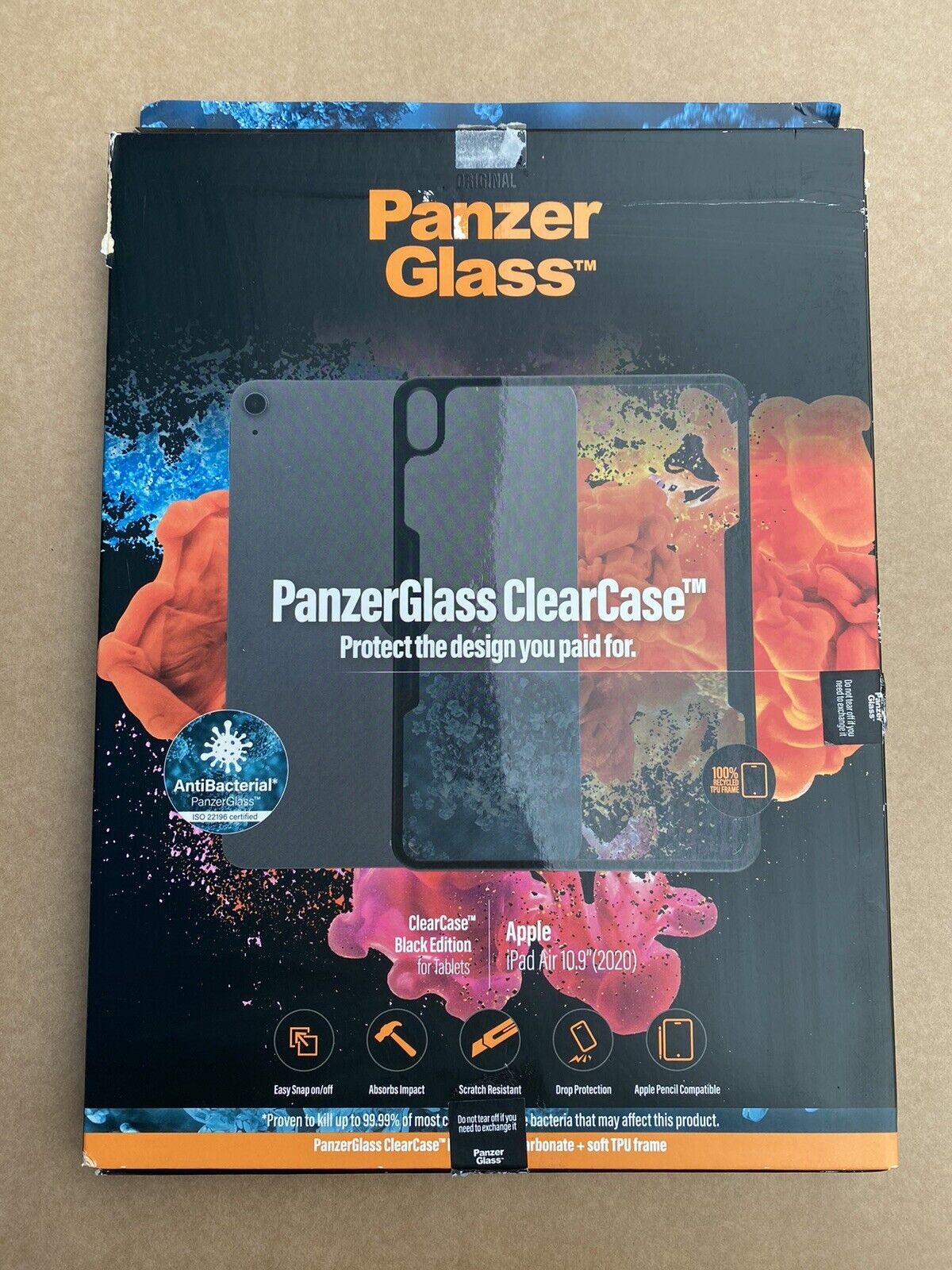 PanzerGlass Anti Bacterial Clear Case for iPad Air 10.9"