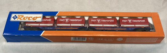 Roco H0 47101 Güterwagen Kombiwaggon "Frey" + “Frey”