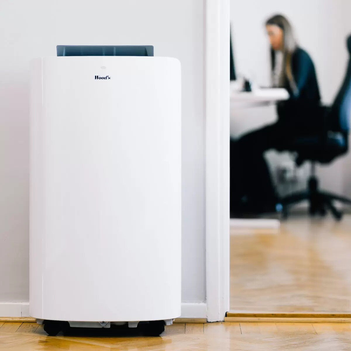 Wood's Cortina 9K BTU Portable Air Conditioner with Remote Control WAC902G Woods
