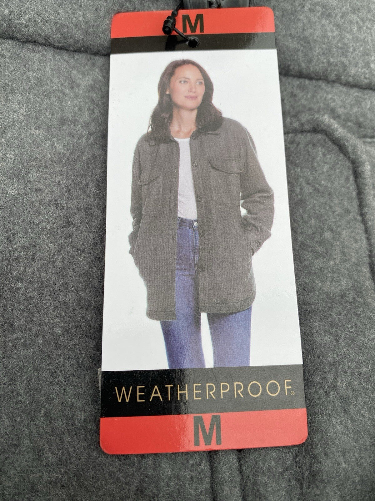Weatherproof Garment FLEECE SHACKET Charcoal Grey S M L XL