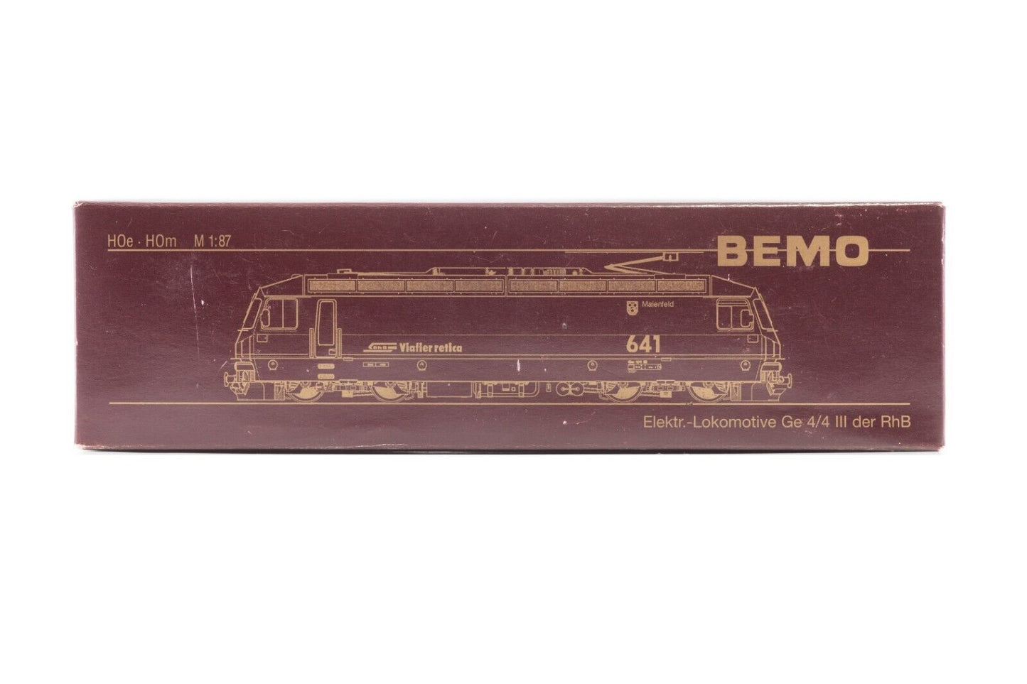 Bemo 1259118 Electric Locomotive Ge 4/4 III Werbelok " Vereina "  RhB GS  - NEW