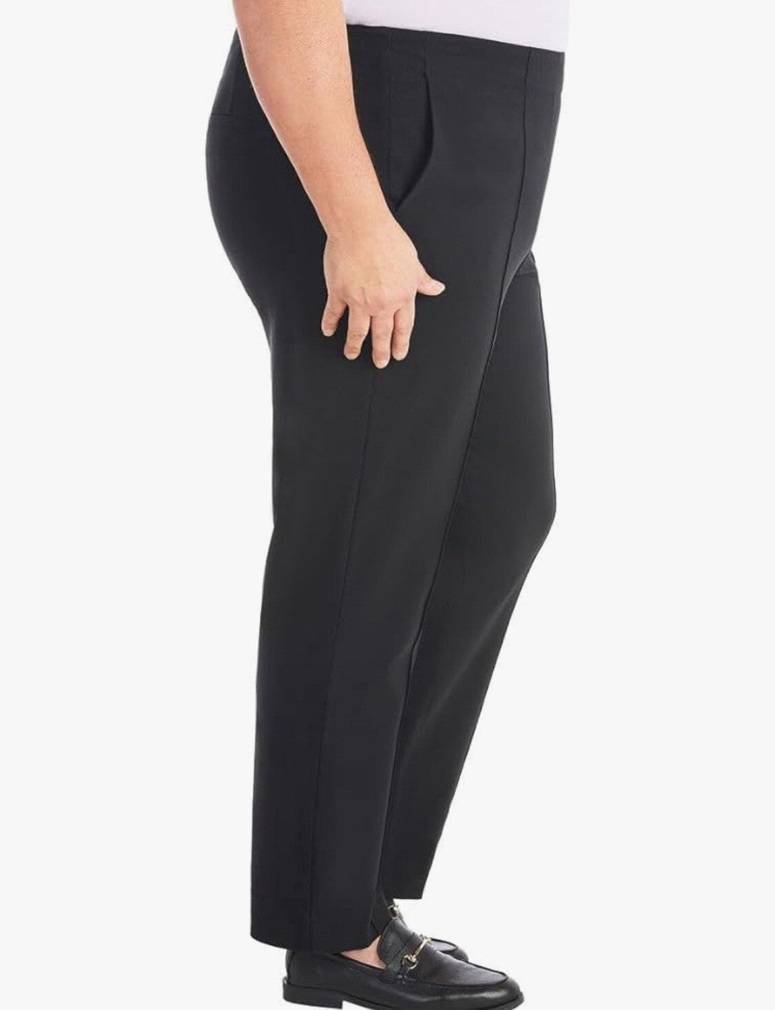 Hilary Radley Ladies Trousers Comfort fit Slim Leg Stretch Pull On Pant S M L XL