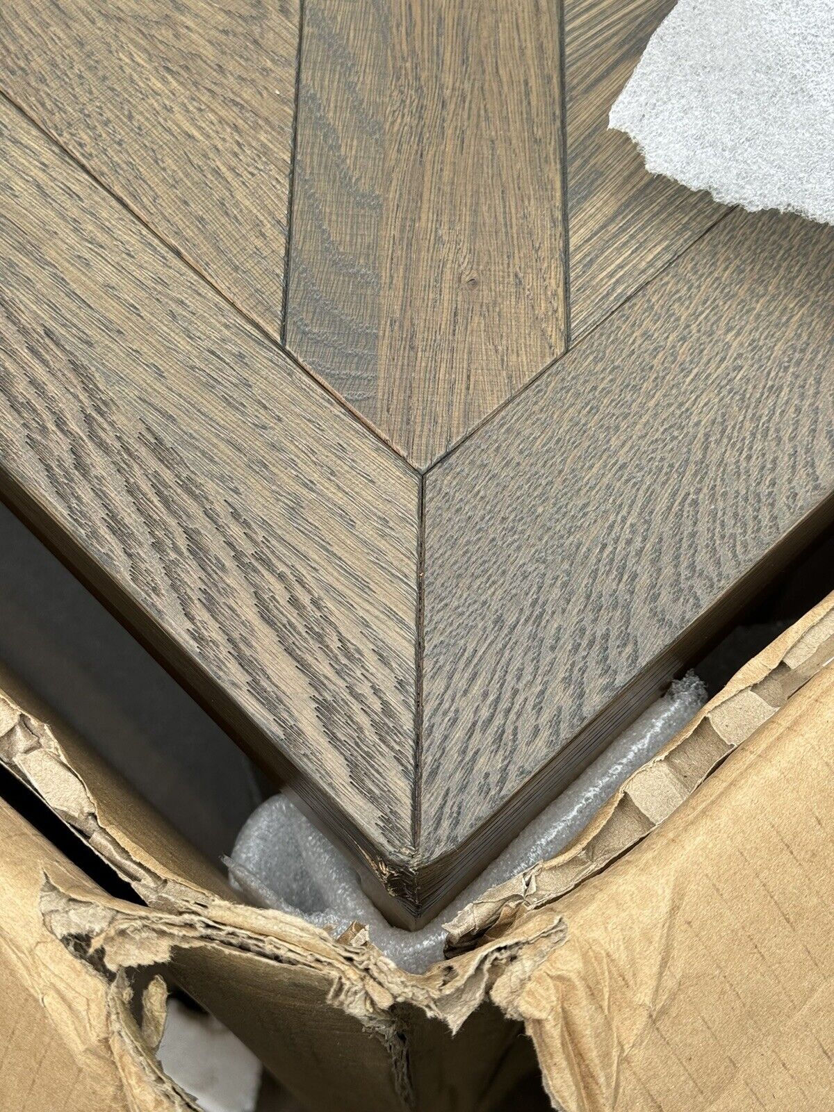 Bentley Designs Astoria Oak Coffee Table - corners damaged