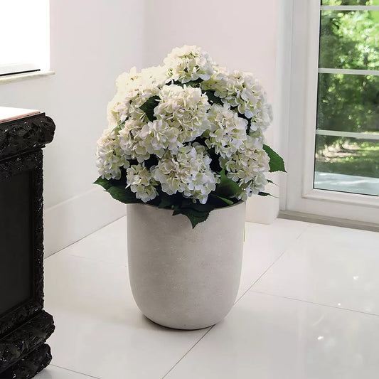 Artificial Hydrangea in Planter, New + Free Delivery