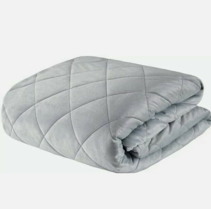 Sleep Philosophy Reversible Weighted Blanket 6.8kg , 122 x 183 cm , Grey