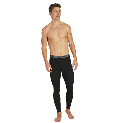 32 Degrees Men's Heat Pant Black, 2 Pack in Black Size S , M , XL