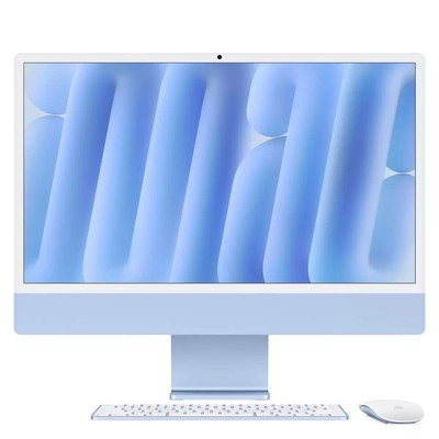 Apple iMac M4 24-inch 8-core CPU 8-core GPU 16GB Ram 256GB SSD Blue NEW Mac