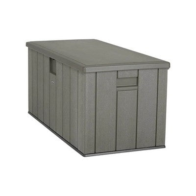 Lifetime 568 Litre Simulated Wood Look Outdoor Garden Patio Storage Deck Box
