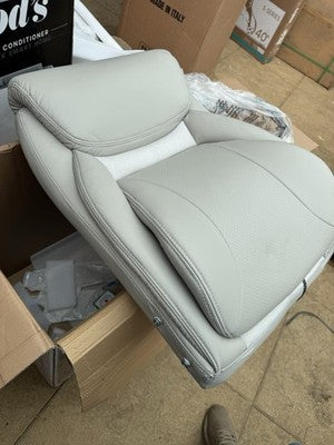 La-Z-Boy Air Lumbar Manager's Office Chair with Flip Up Arms Beige