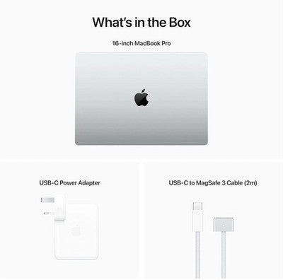 Apple MacBook Pro Silver 16" M2 Pro 12C CPU/19C GPU 16GB RAM 1TB SSD VAT 2023