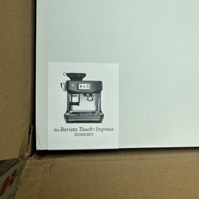 Sage Barista Touch Impress Coffee Machine in Black Stainless, SES881BST4GU *Used